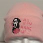 Pink Beanie Stocking Cap Scream No You Hang Up Humor Beaine Pink Unisex Beanie