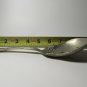 Vintage Solid Nickel Silver Serving Spoon - Ornate Floral Pattern