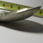 Vintage Solid Nickel Silver Serving Spoon - Ornate Floral Pattern