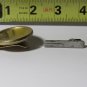 Vintage Men’s Accessory Lot – Gold-Tone Blank Money Clip & Textured Tie Bar
