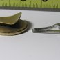 Vintage Menâs Accessory Lot â Gold-Tone Blank Money Clip & Textured Tie Bar