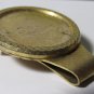 Vintage Menâs Accessory Lot â Gold-Tone Blank Money Clip & Textured Tie Bar
