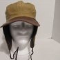 Trapper Hat Canvas Cap With Faux Fur Ear Flaps Leather Bill Quilted Liner Small