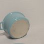 Carribbean Blue Casserole Pan Ceramic Pan Mini Cocotte 7" Across 3.5" Deep