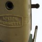 Vintage Boston Vacuumette Pencil Sharpener Suction Base Hand Crank Beige Green