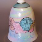 Vintage Myrtle Beach, S.C. Iridescent Lusterware Souvenir Bell