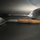 Vintage Stainless Steel Serving Spoons - Set of 2