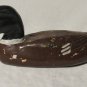 Antique Style Wood Duck Decoy - 13" Long, Heavy Rustic Cabin Decor