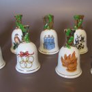 Vintage 1991 Brenda Thomas "12 Days of Christmas" Porcelain Bell Collection