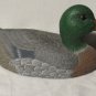 Vintage Ceramic Mallard Duck Decoy Statue &acirc;�� 13" Long, Hand-Painted
