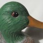 Vintage Ceramic Mallard Duck Decoy Statue &acirc;�� 13" Long, Hand-Painted