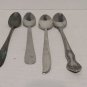 Lot Of 4 Long Handled Teaspoons 3 Stainless One Silverplated Walco, Oneida