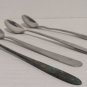 Lot Of 4 Long Handled Teaspoons 3 Stainless One Silverplated Walco, Oneida
