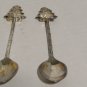 Christmas Tree Spoons Sillver Spoons With Christmas Tree Handles 5" Spoons