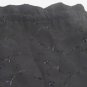 Small Black Drawer Bag Purse Gothic Style Soft Bag Floral Design Drawsting