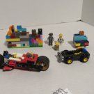Vintage Small Lot Of Legos With Wheels And Blocks & People Vintage Small Lot Of Legos With Wheels And Blocks & People