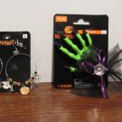 Halloween Accessories, Witch Hand Hair Clip And Hoop Halloween Earrings, New Halloween Accessories, Witch Hand Hair Clip And Hoop Halloween Earrings, New