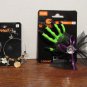 Halloween Accessories, Witch Hand Hair Clip And Hoop Halloween Earrings, New