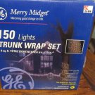 Vintage GE Merry Midget 150 Clear Trunk Wrap Lights – NIB New In Box