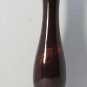 Vintage Hand-Painted Wooden Lacquer Bud Vase - Goldfish Koi Design, 7"