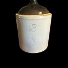 Antique Blue Ribbon Buckeye Pottery 3 Gallon Stoneware Jug Macomb Illinois Early Antique Blue Ribbon Buckeye Pottery 3 Gallon Stoneware Jug Macomb Illinois Early