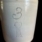 Antique Blue Ribbon Buckeye Pottery 3 Gallon Stoneware Jug Macomb Illinois Early