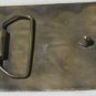 Vintage American Express Co. Safety Dispatch Belt Buckle - Indian Terr. Brass