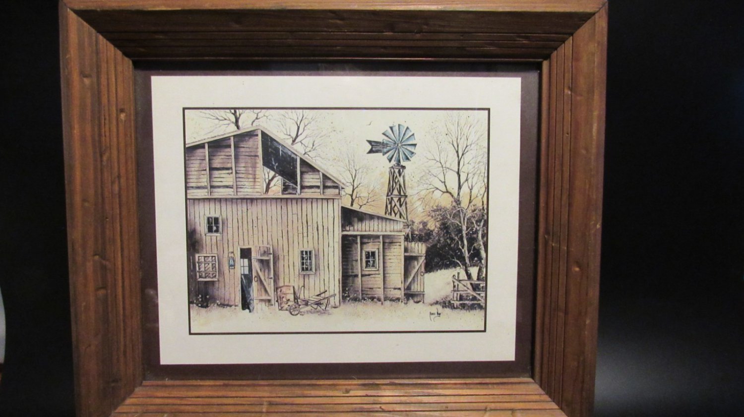 Robert Nidy "Windmill in Autumn" Framed Art Print