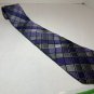 Statements Purple, Black And Gray Diamond Design Necktie, Men's 100% Silk Tie
