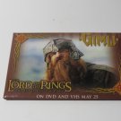 Rare Vintage Lord of the Rings: Return of the King Gimli Promotional Pin Rare Vintage Lord of the Rings: Return of the King Gimli Promotional Pin