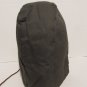 Button On Winter Hood With Drawstring Tie Green Red Fiber Lining Size Medium Boy