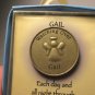 Ganz "Watching Over You" Guardian Angel Keepsake Token - Personal Name: GAIL