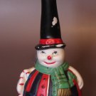 Vintage Ceramic Snowman Hand Bell – 6.5" Tall Vintage Ceramic Snowman Hand Bell – 6.5" Tall