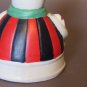 Vintage Ceramic Snowman Hand Bell â 6.5" Tall