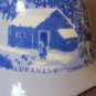 Currier & Ives "A Home in the Wilderness" Vintage Porcelain Bell