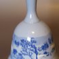 Currier & Ives "A Home in the Wilderness" Vintage Porcelain Bell