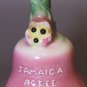 Vintage Jamaican Ackee Ceramic Souvenir Bell