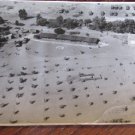 Vintage 8x10 Aerial Photo - Historic Desert Military/CCC Camp Barracks & Outpost