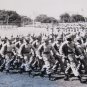 Vintage Military Drill "Pass in Review" Black & White Photograph (8" x 10")