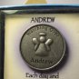 Andrew Watching Over You Guardian Angel Token Coin Medallion Keepsake by GANZ