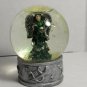 Miniature Angel Snow Globe Figurine 2.5" Tall 1.5" Across Solid Condition