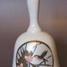Vintage Art of Chokin Porcelain Bell – Hummingbird & Floral Design – 24K Gold Tr Vintage Art of Chokin Porcelain Bell – Hummingbird & Floral Design – 24K Gold Tr