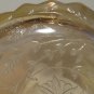 Vintage Carnival Glass Marigold Tray Collectible Vintage Glass Tray Floral