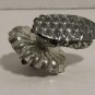VTG Unique Christmas Tree Tin Metal Clip Candle Holder Large Swivel Cup Pinecone