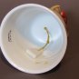 Vintage J.S.N.Y. Porcelain Christmas Bell - "Bringing in the Yule Log" - 4.5"