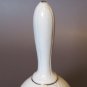 Vintage Genuine Bone China Hand Bell - Pink Roses Floral Pattern - 5" Tall