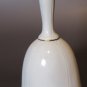 Vintage Genuine Bone China Hand Bell - Pink Roses Floral Pattern - 5" Tall