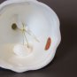 Vintage Genuine Bone China Hand Bell - Pink Roses Floral Pattern - 5" Tall