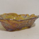 Vintage Indiana Glass Marigold Carnival Glass Bowl Loganberry Pattern Vintage Indiana Glass Marigold Carnival Glass Bowl Loganberry Pattern