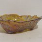Vintage Indiana Glass Marigold Carnival Glass Bowl Loganberry Pattern
